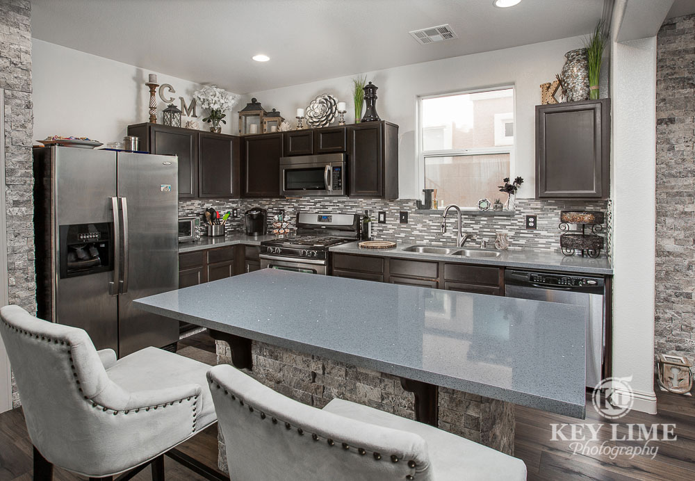 A beautiful house kitchen professional photography - Key Lime Photography