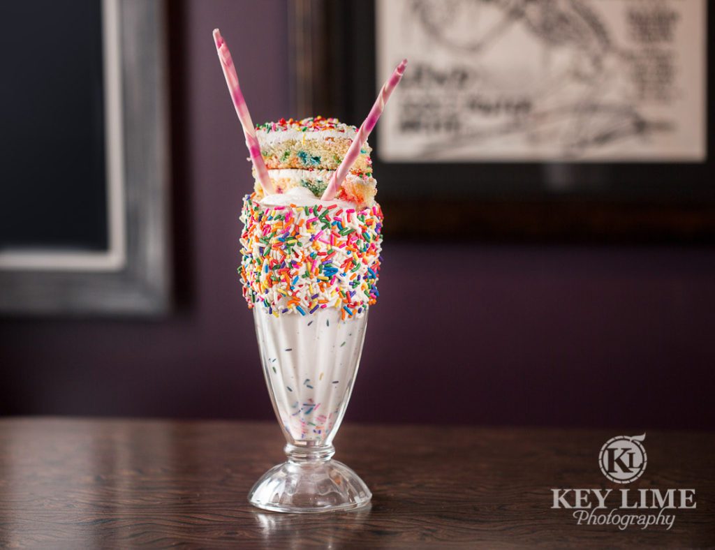 Food Photography Photo of Spiked Milkshake at Mr Lucky's at the Hard Rock Hotel and Casino Las Vegas