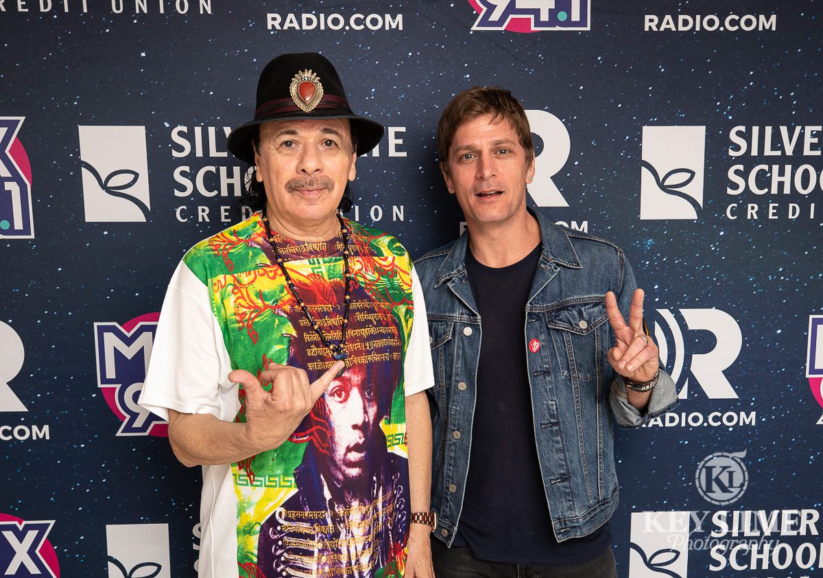 Carlos Santana and Rob Thomas, event photography of music and food in Las Vegas