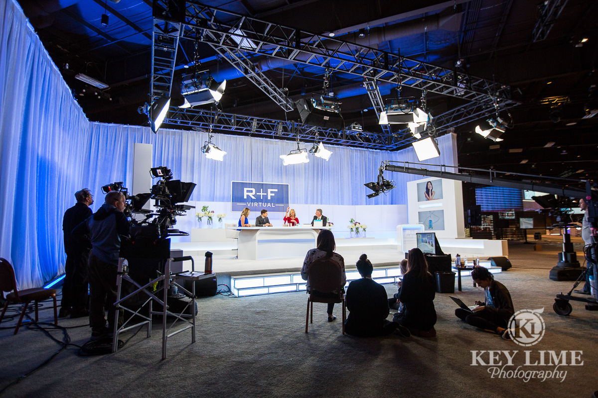 trade show photography image of a tv studio