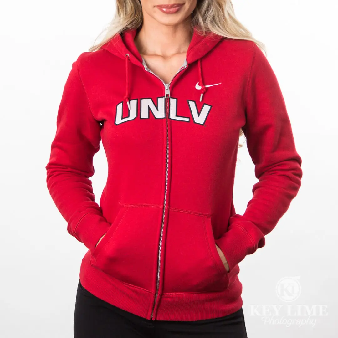 Warm college sports hoodie. University of Nevada Las Vegas UNLV